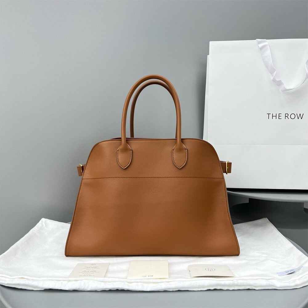THE ROW  Soft Margaux 15 leather bag(High-end Grade)