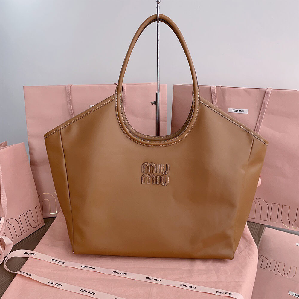 MIUMIU LARGE IVY LEATHER BAG(HIGH-END GRADE)